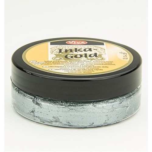 Краска паста металлик Inka Gold 934 холодный голубой, 50 г, Viva Decor 