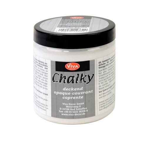 Краска меловая Chalky Deckend, цвет 100 белая ракушка, 250мл, Viva Decor