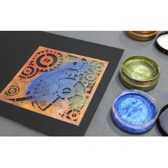 Краска-паста металлик Inka-Gold 913 кобальт синий, 50 г, Viva Decor (Германия)