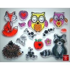Штампы силиконовые Viva Decor Silikon Stempel "Маленькие друзья", 14х18 см