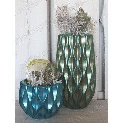 Краска с эффектом металла Viva Maya-Gold 601 голубой, 50 мл, Viva Decor (Германия)