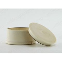 Заготовка шкатулка круглая деревянная, 7х4 см, WOODBOX