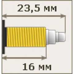 Часовой кварцевый механизм усиленный с плавным ходом, ось 23 мм, Young Town (Гонконг)