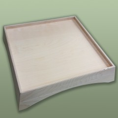 Заготовка поднос Восточный 34х34х8 см, фанера, Россия