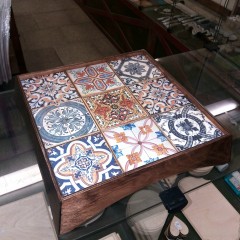 Заготовка поднос Восточный 34х34х8 см, фанера, Россия