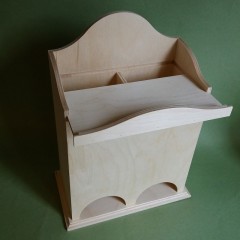 Заготовка чайный домик двойной, фанера, 18х27,5х9,5 см, Россия