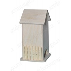 Заготовка забор миниатюрный, фанера, 7х8,7 см, Россия