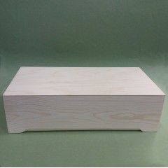 Заготовка шкатулка деревянная 8 отделений, сосна, 32х17х9 см, Россия