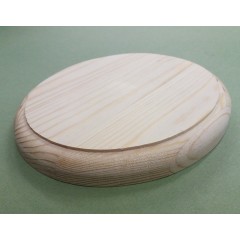 Заготовка панно овальное с выступом 14х16 см, сосна, Россия