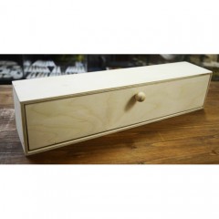 Заготовка короб для чая, 6 отделений, 44х9х10 см, Россия