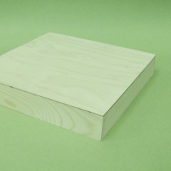 Заготовка планшет деревянный квадратный, 25х25х4,3 см, Россия