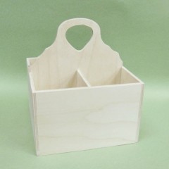 Заготовка короб подставка 4 отделения, фанера, 19х19х20 см, Россия