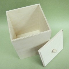 Заготовка короб средний, фанера, 14х14х20 см, Россия