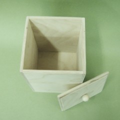Заготовка короб малый, фанера, 12х12х18 см, Россия