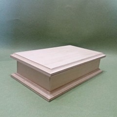 Заготовка купюрница деревянная с фаской, 19х11х5 см, Россия