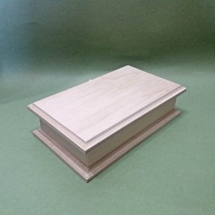 Заготовка купюрница деревянная с фаской, 19х11х5 см, Россия