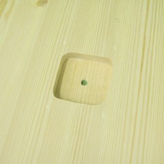 Заготовка часы Круглые с круглым краем, сосна, 35 см, Россия