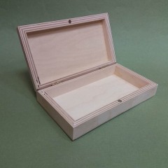 Заготовка купюрница деревянная с магнитным замком, 18х10х3,7 см