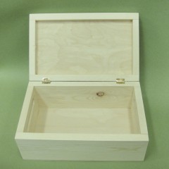 Заготовка шкатулка деревянная с ручками, сосна, 25х15х10 см, Россия