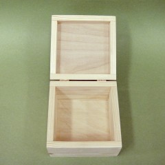 Заготовка шкатулка деревянная, сосна, 13х13х9 см, Россия