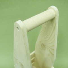 Заготовка ящик для одной бутылки, сосна, 12х12х40 см, Россия