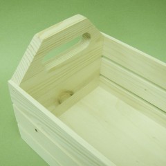 Заготовка ящик реечный с ручками, сосна, 18х329хh18,5 см, Россия