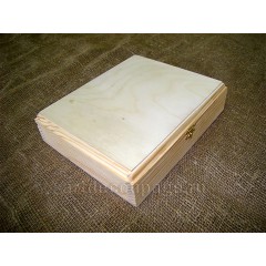 Заготовка ключница с дверцей, сосна, 18,5х5,5х22 см, Россия