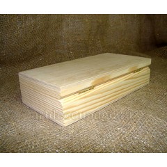 Заготовка шкатулка купюрница из сосны, 19х10х4 см, Россия