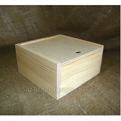 Заготовка чайная коробка, сосна, 18х18х9 см, Россия