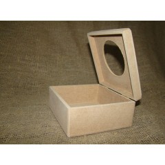 Заготовка салфетница малая из МДФ 14х13х7 см, Россия