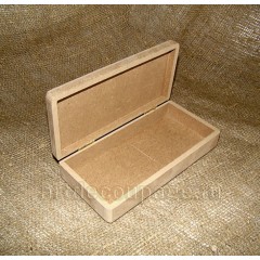 Заготовка шкатулка маленькая, МДФ, 12x9x4,5 см, Россия