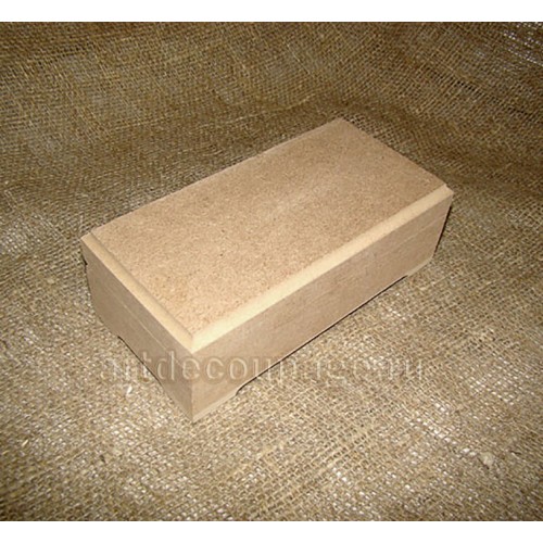 Заготовка шкатулка купюрница с фаской, МДФ, 18x9x6 см, Россия