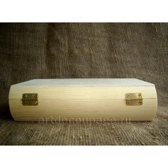 Заготовка шкатулка книжка, сосна, 13х22,5х6 см, Россия