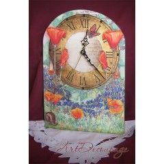 Стрелки для часов черные фигурные, металл 103/72 мм, Hermle (Германия)