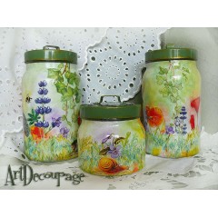 Стеклянные банки для сыпучих продуктов