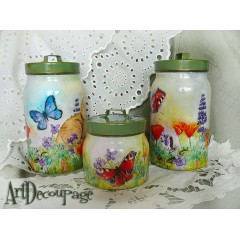 Стеклянные банки для сыпучих продуктов