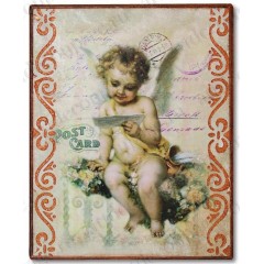 Декупажная карта Stamperia DFG395 "Старые открытки с ангелочками", 50х70 см