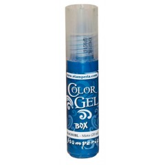 Краска-гель объемная "Color Gel" KAG01BL, цвет темно-голубой, Stamperia (Италия), 20 мл