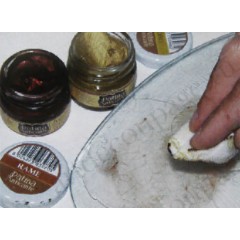 Кракелюрный лак "Crackle Vetro" для стекла двухкомпонентный, 2х80 мл, Stamperia 