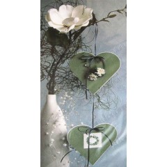 Декоративное паспарту, форма арка, цвет темно-бежевый, 19,5-14,5 см