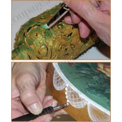 Инструмент с резиновым кончиком для моделирования, Stamperia (Италия)