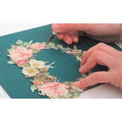 Нож макетный (цанговый) для фигурной резки бумаги и дизайнерских работ KRT02, Stamperia (Италия)