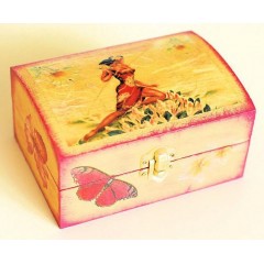 Рисовая бумага для декупажа Stamperia DFS053 "Орхидеи, бабочки", 33x48 см