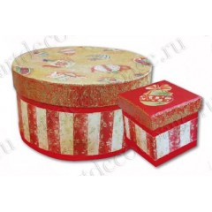 Рисовая бумага с золотом Stamperia DFS170G "Рождественсое чаепитие", 33х48 см