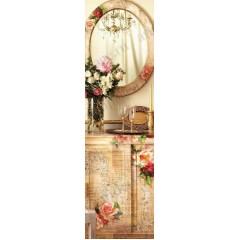 Рисовая салфетка для декупажа Stamperia DFT196 "Розы, ноты и орнамент", 50х50 см