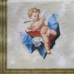 Салфетка для декупажа "Ангелочки", 33х33 см, Германия