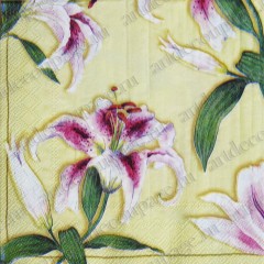 Салфетка для декупажа "Желтая ромашка", 25х25 см