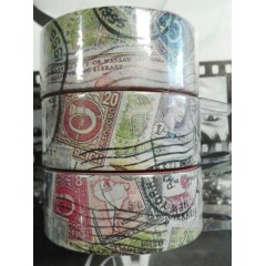 Декоративный скотч с рисунком SBA202 "Почта", 20 мм х10 м, Stamperia (Италия)