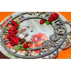 Декоративный букет "Ягоды земляники", 12 штук, Stamperia (Италия)