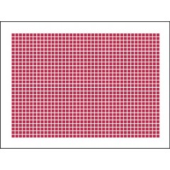 Трафарет пластиковый для росписи KSD241 "Квадраты мелкие", 15х20 см, Stamperia (Италия)